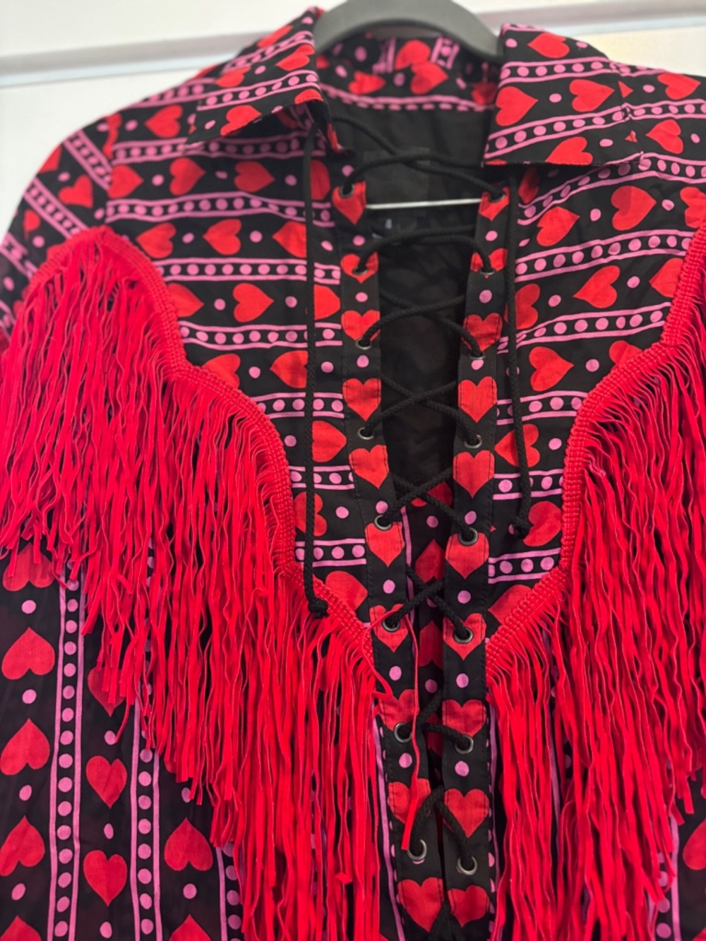 Anna Sui western heart tunic dress size 4 - Picture 4 of 5